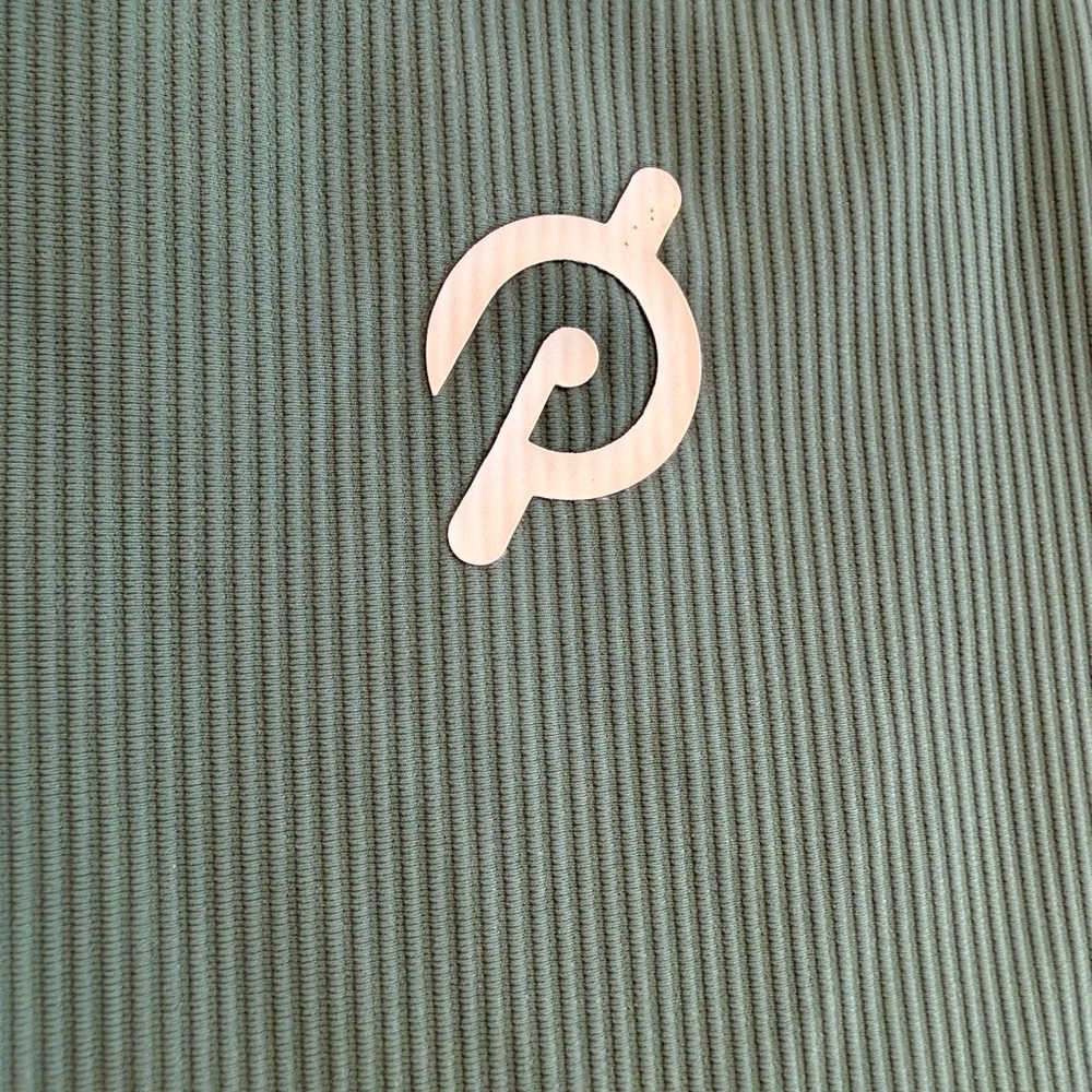 Peloton Ribbed Tank Top - Forest Green - Picture 3 of 5